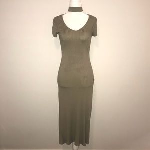 NWT Sage Green Midi Dress